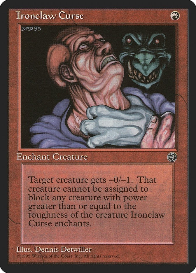 Ironclaw Curse [HML] - MTG Single