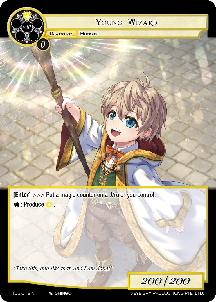 Young Wizard (13) [TUS] - Force of Will Single