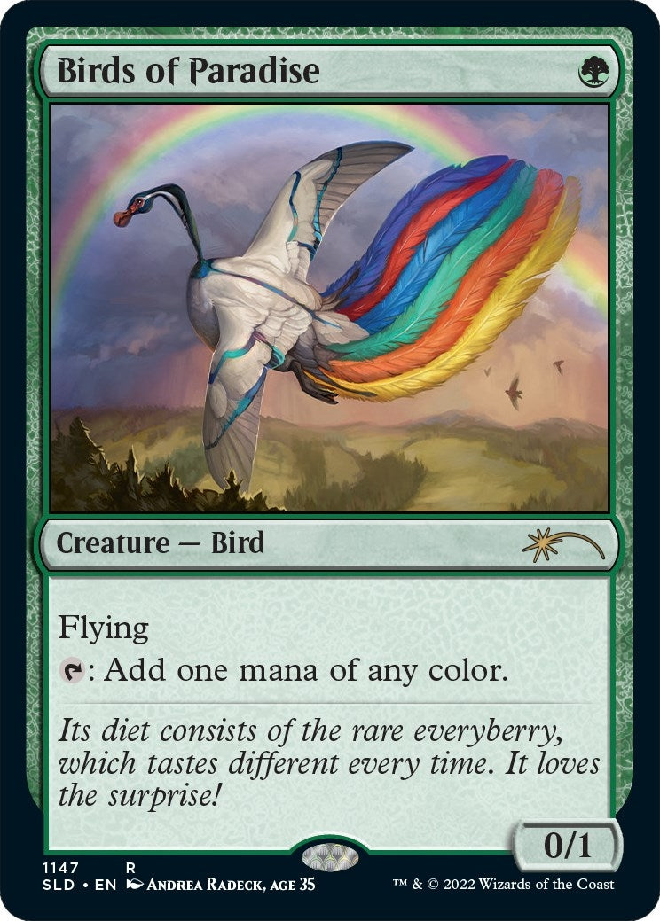 Birds of Paradise (1147) (1147) [SLD] - MTG Single