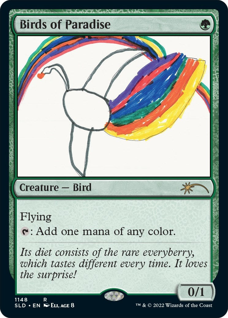 Birds of Paradise (1148) (1148) [SLD] - MTG Single