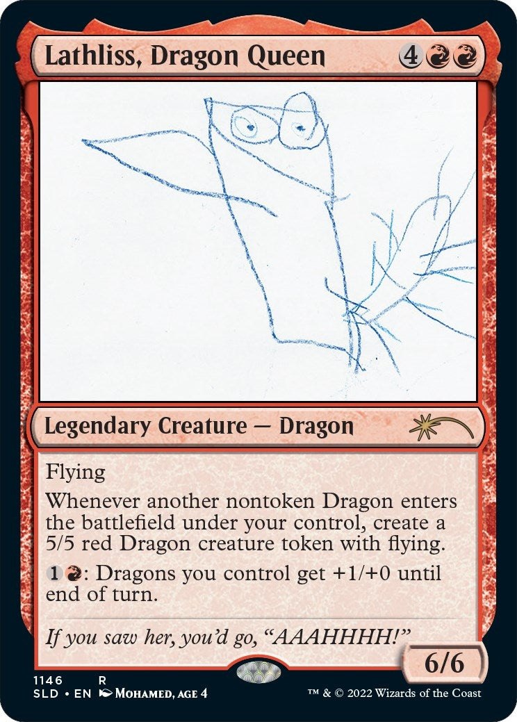 Lathliss Dragon Queen (1146) (1146) [SLD] - MTG Single