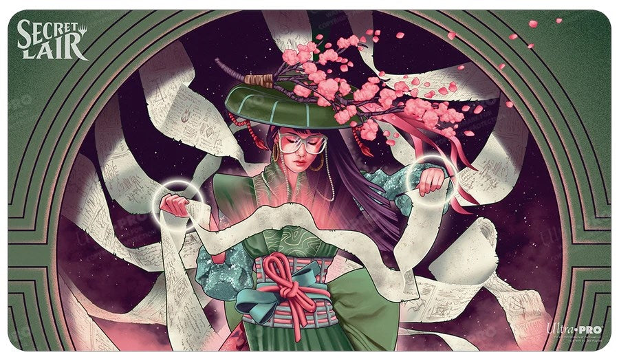 Secret Lair October 2022: If Looks Could Kill Azami Lady of Scrolls Standard Playmat for Magic: The Gathering