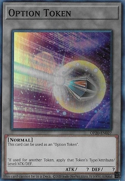 Option Token (20027) (OP20) - YuGiOh Single