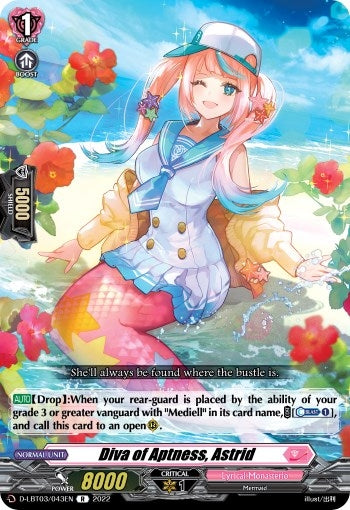 Diva of Aptness Astrid (3043) [D-LBT03] - Cardfight Vanguard Single
