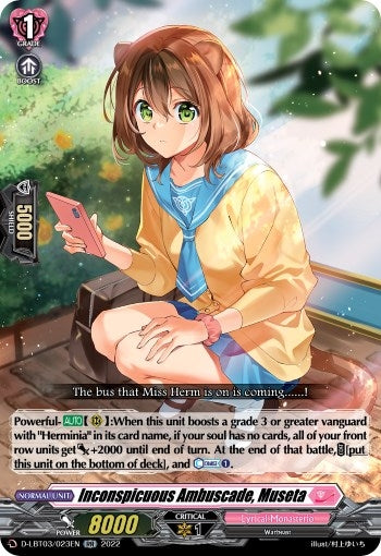 Inconspicuous Ambuscade Museta (3023) [D-LBT03] - Cardfight Vanguard Single