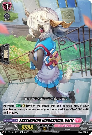 Fascinating Disposition Varii (3045) [D-LBT03] - Cardfight Vanguard Single
