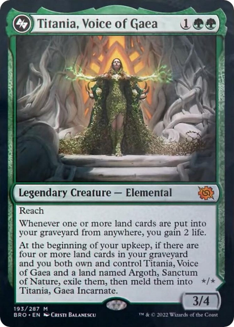 Titania Voice of Gaea (193) [BRO] - MTG Single