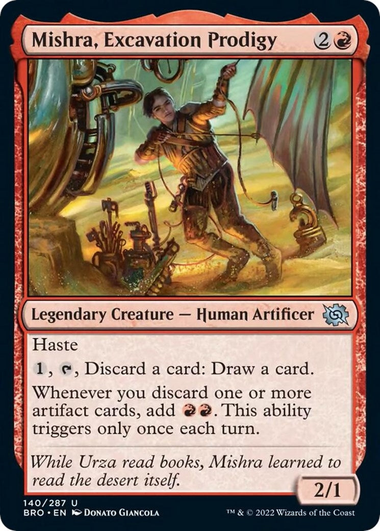 Mishra Excavation Prodigy (140) [BRO] - MTG Single