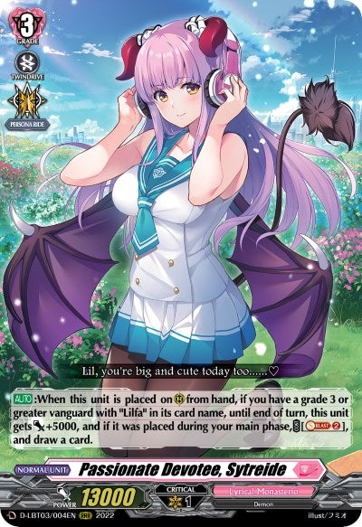 Passionate Devotee Sytreide (3004) [D-LBT03] - Cardfight Vanguard Single
