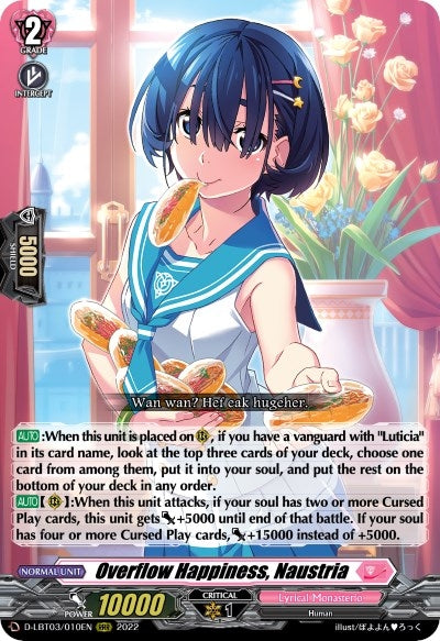 Overflow Happiness Naustria (3010) [D-LBT03] - Cardfight Vanguard Single