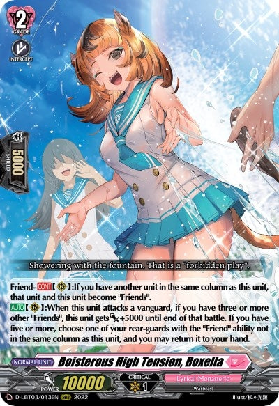 Boisterous High Tension Roxella (3013) [D-LBT03] - Cardfight Vanguard Single