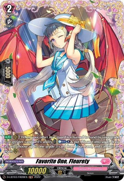 Favorite One Fleurety (FR) (309) [D-LBT03] - Cardfight Vanguard Single