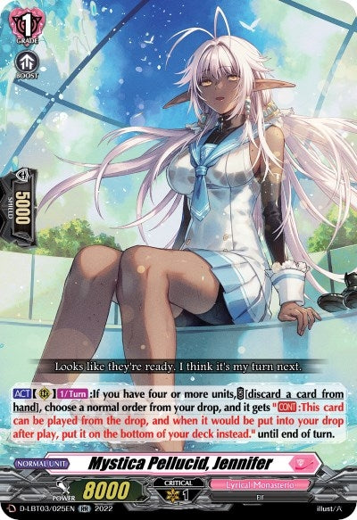 Mystica Pellucid Jennifer (3025) [D-LBT03] - Cardfight Vanguard Single