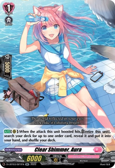 Clear Shimmer Aura (3027) [D-LBT03] - Cardfight Vanguard Single