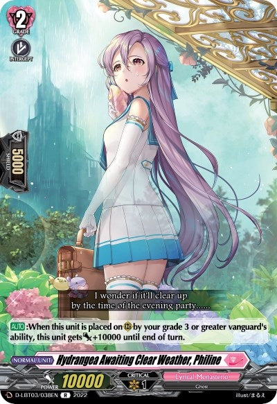 Hydrangea Awaiting Clear Weather Philine (3038) [D-LBT03] - Cardfight Vanguard Single