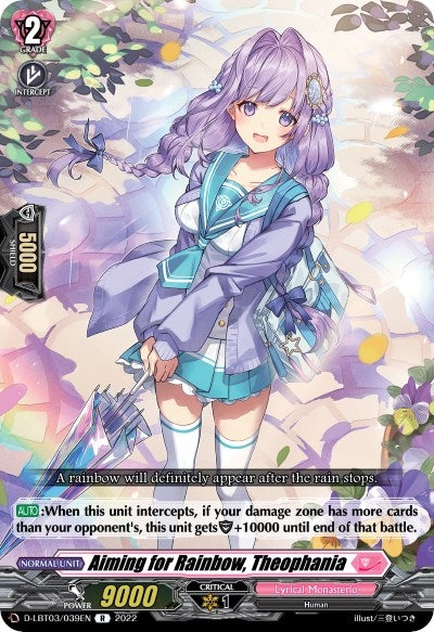 Aiming for Rainbow Theophania (3039) [D-LBT03] - Cardfight Vanguard Single