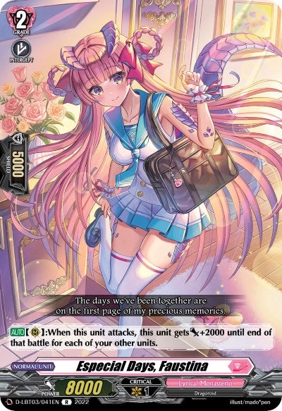 Especial Days Faustina (3041) [D-LBT03] - Cardfight Vanguard Single