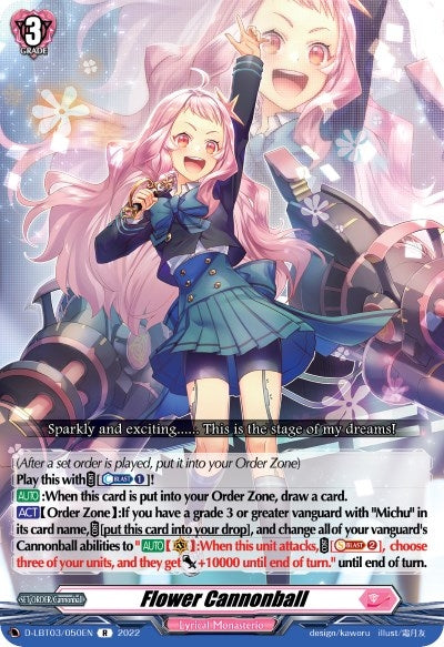 Flower Cannonball (3050) [D-LBT03] - Cardfight Vanguard Single