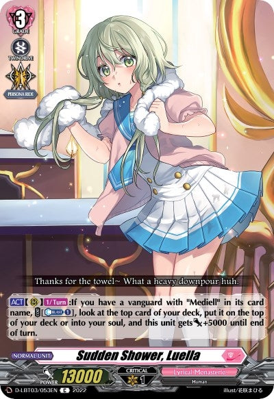 Sudden Shower Luella (3053) [D-LBT03] - Cardfight Vanguard Single