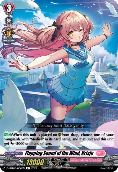 Flapping Sound of the Wind Krisje (3056) [D-LBT03] - Cardfight Vanguard Single