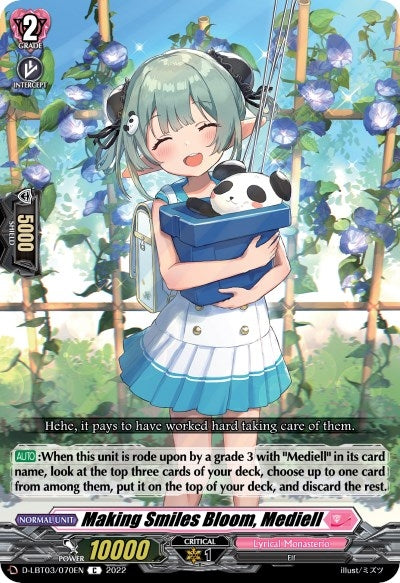 Making Smiles Bloom Mediell (3070) [D-LBT03] - Cardfight Vanguard Single
