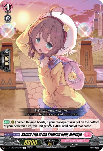 Return Trip of the Crimson Hour Merrilyn (3080) [D-LBT03] - Cardfight Vanguard Single