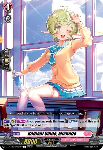 Radiant Smile Michelle (3089) [D-LBT03] - Cardfight Vanguard Single