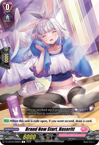 Brand New Start Haseritt (3098) [D-LBT03] - Cardfight Vanguard Single