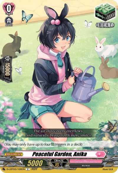 Peaceful Garden Anika (3106) [D-LBT03] - Cardfight Vanguard Single