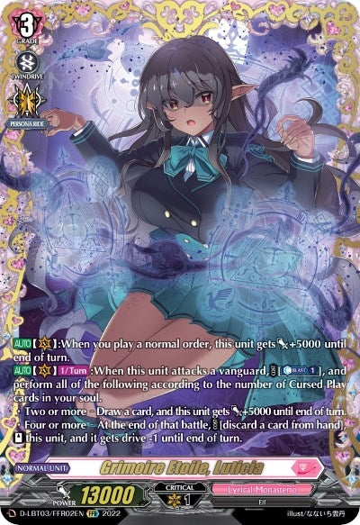 Grimoire Etoile Luticia (FFR) (302) [D-LBT03] - Cardfight Vanguard Single