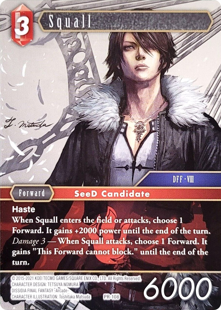Squall - PR-108 (108) [DEC] - Final Fantasy TCG Single