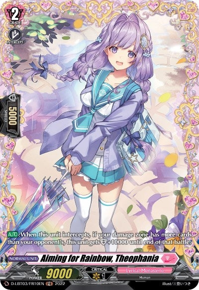 Aiming for Rainbow Theophania (FR) (310) [D-LBT03] - Cardfight Vanguard Single