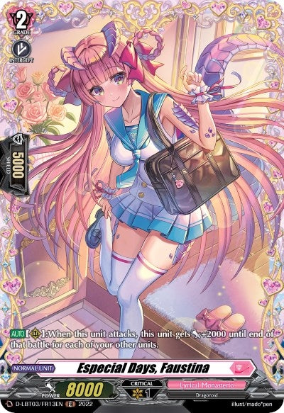 Especial Days Faustina (FR) (313) [D-LBT03] - Cardfight Vanguard Single