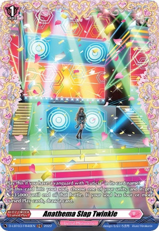 Anathema Slap Twinkle (FR) (340) [D-LBT03] - Cardfight Vanguard Single