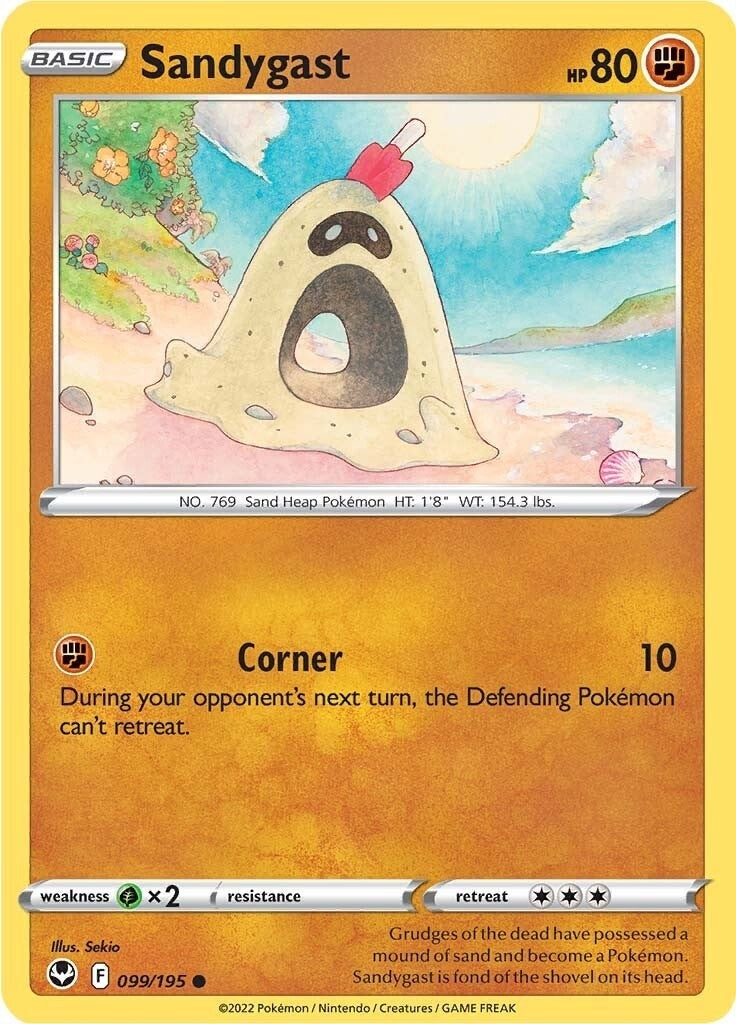 Image for Sandygast (099/195) (SWSH12: Silver Tempest) - Pokemon