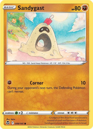 Image for Sandygast (099/195) (SWSH12: Silver Tempest) - Pokemon