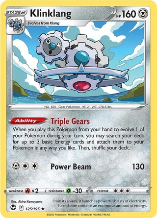 Image for Klinklang (125/195) (SWSH12: Silver Tempest) - Pokemon