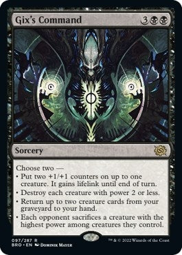 Gix’s Command (97) [BRO] - MTG Single
