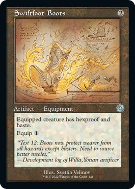 Swiftfoot Boots (Schematic) (121) [BRR] - MTG Single