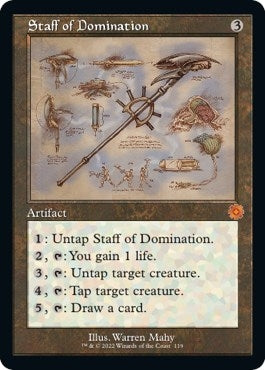 Staff of Domination (Schematic) (119) [BRR] - MTG Single