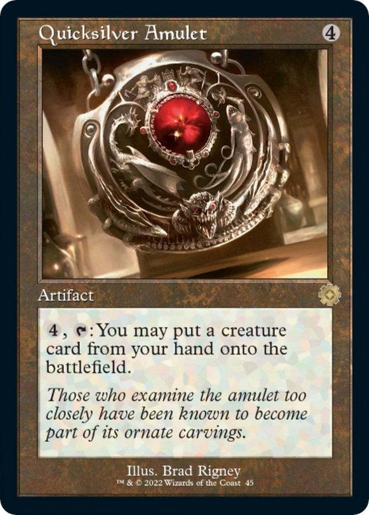 Quicksilver Amulet (45) [BRR] - MTG Single