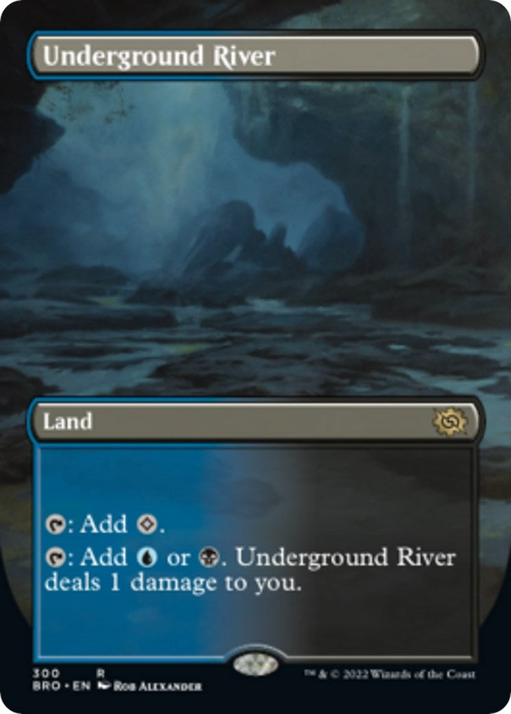 Underground River (Borderless) (300) [BRO] - MTG Single
