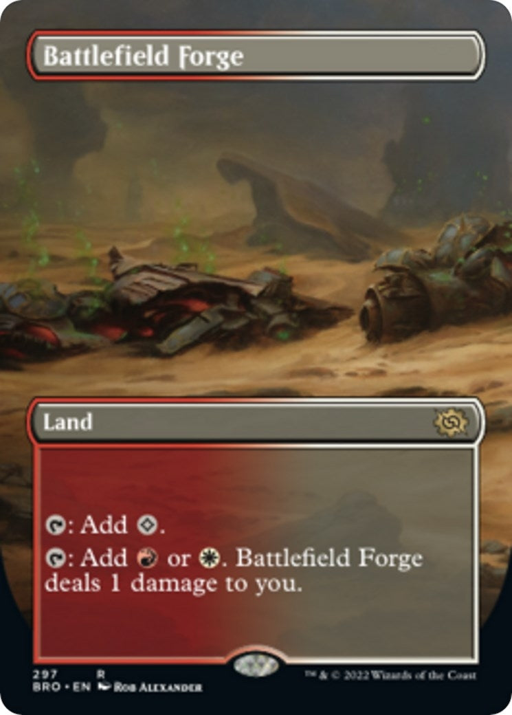Battlefield Forge (Borderless) (297) [BRO] - MTG Single