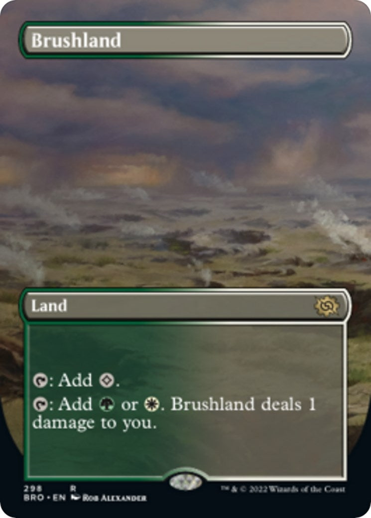 Brushland (Borderless) (298) [BRO] - MTG Single