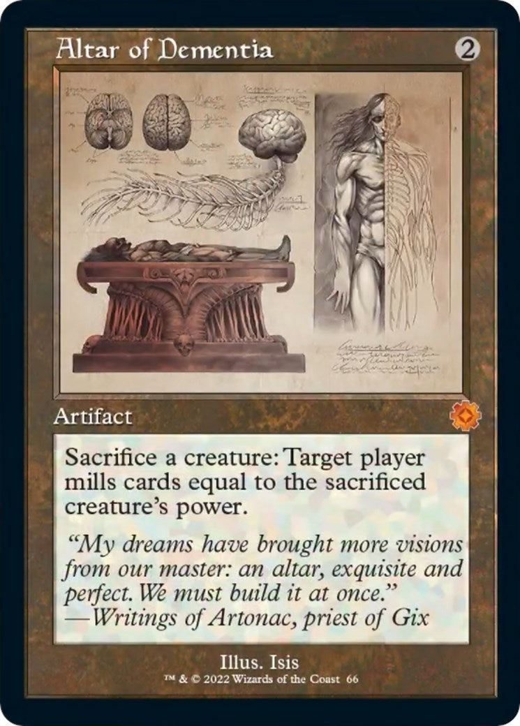 Altar of Dementia (Schematic) (66) [BRR] - MTG Single