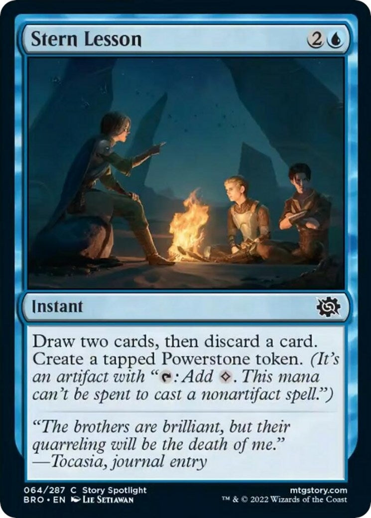 Stern Lesson (64) [BRO] - MTG Single