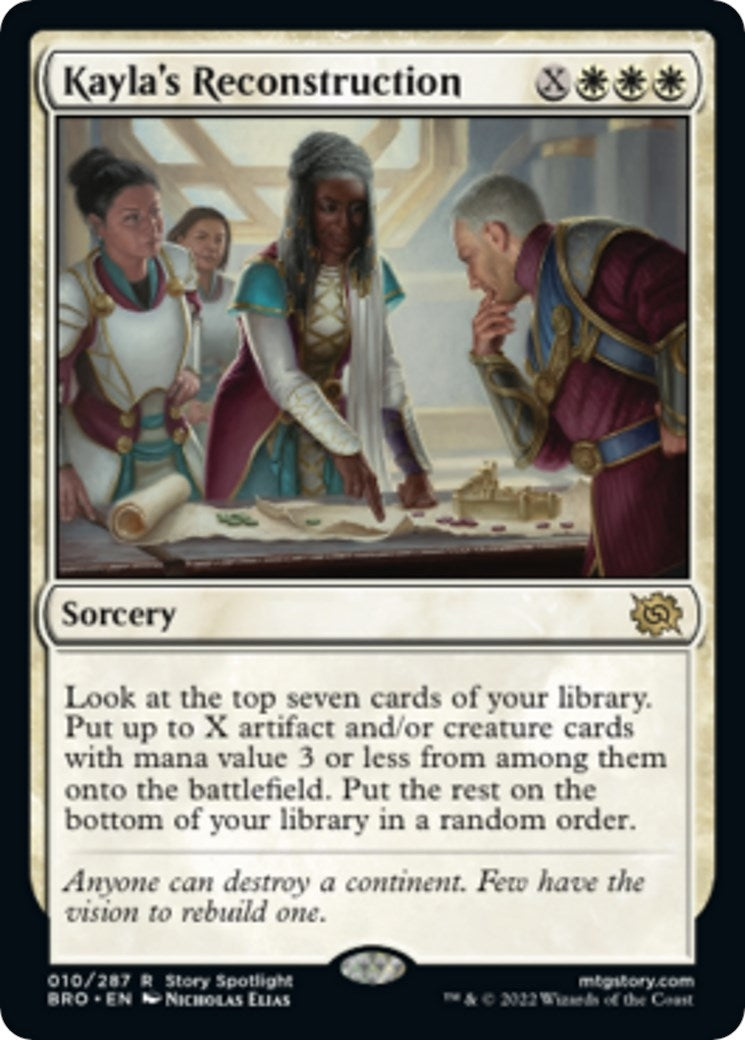 Kayla’s Reconstruction (10) [BRO] - MTG Single