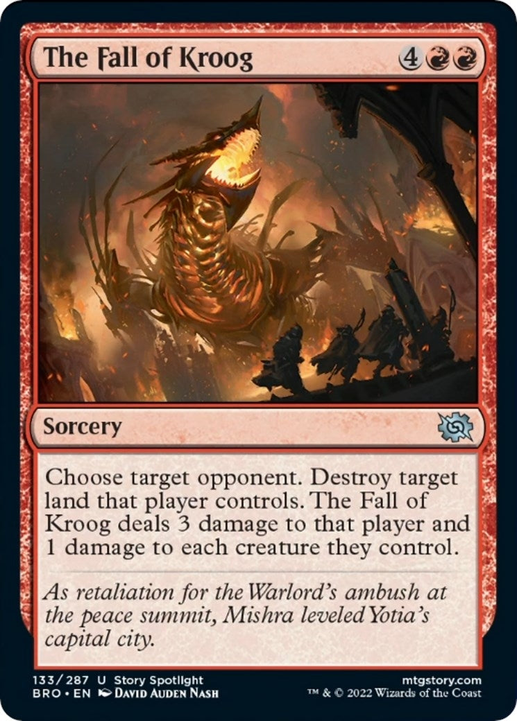 The Fall of Kroog (133) [BRO] - MTG Single