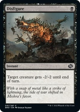 Disfigure (91) [BRO] - MTG Single