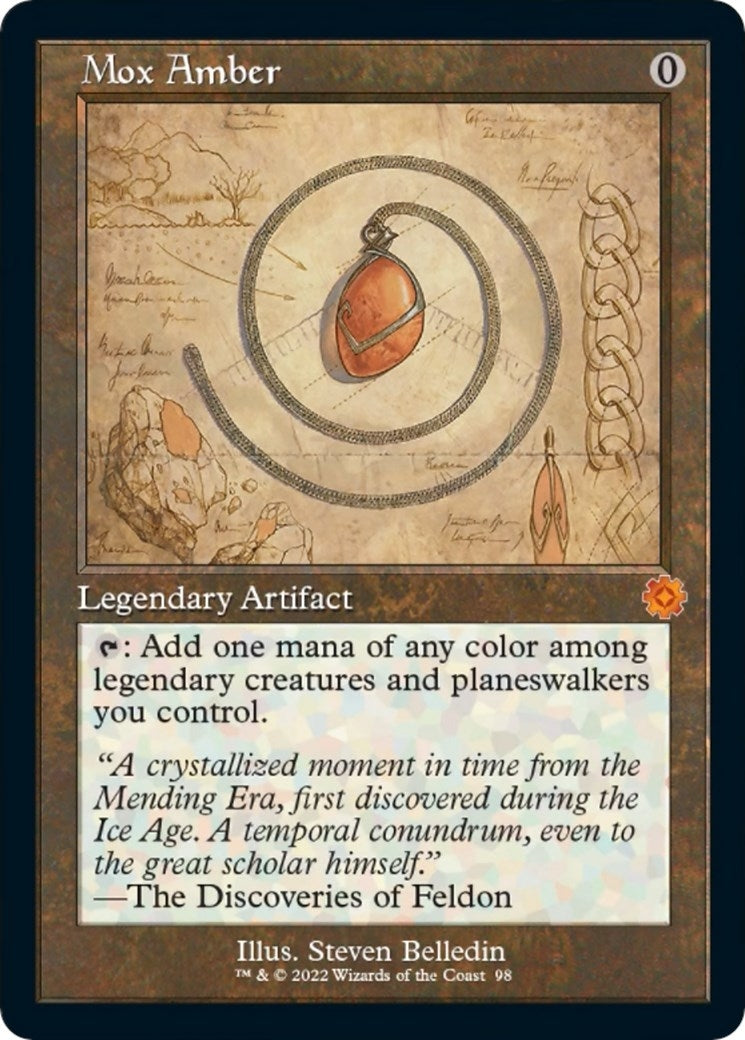 Mox Amber (Schematic) (98) [BRR] - MTG Single